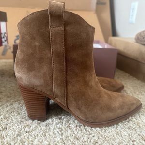Franco Sarto suede wester boot